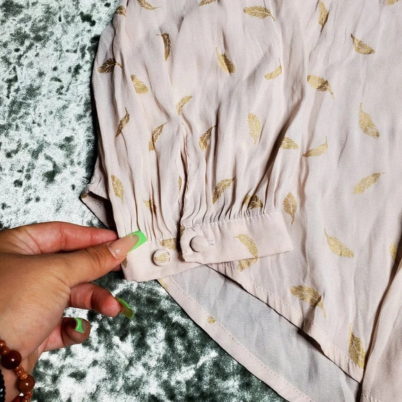 Torrid Crepe Tie Neck Blouse - Picture 4 of 8